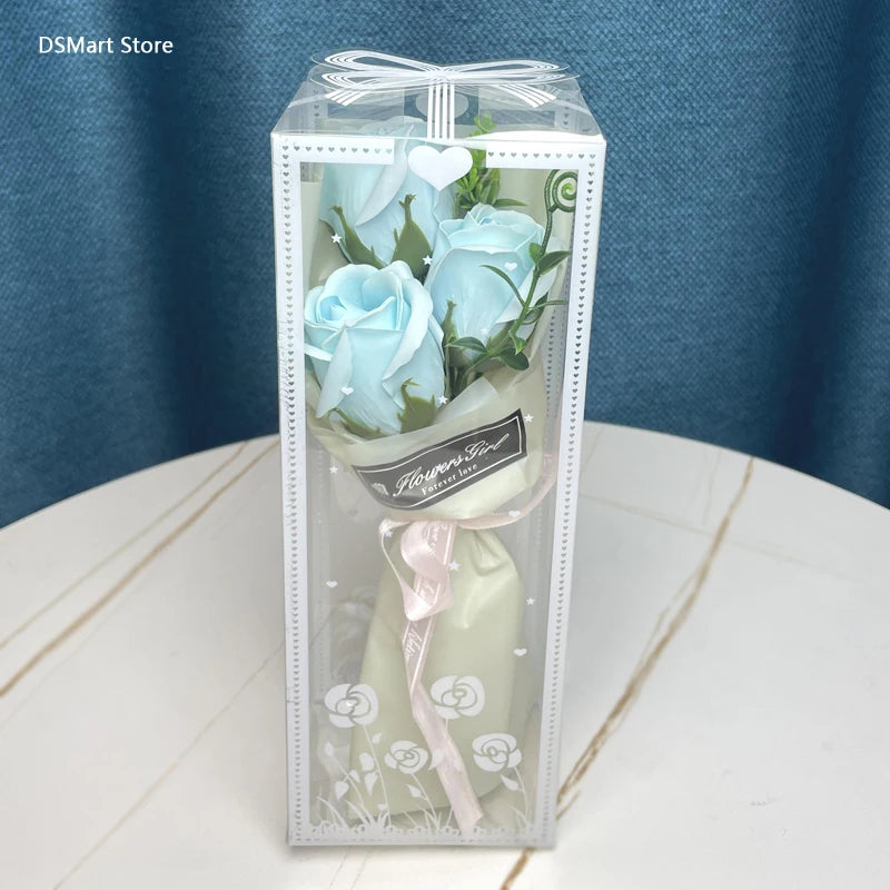 3 Heads Artificial Rose Bouquet