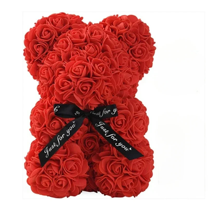 Artificial Flower Eternal Rose Teddy Bear